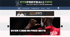 Desktop Screenshot of btbfootballtips.com